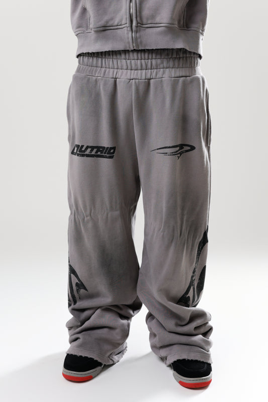 OUTRÍD Grey Distress Sweatpants